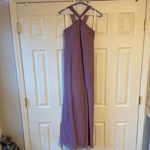 Azazie Lavender Maxi Dress